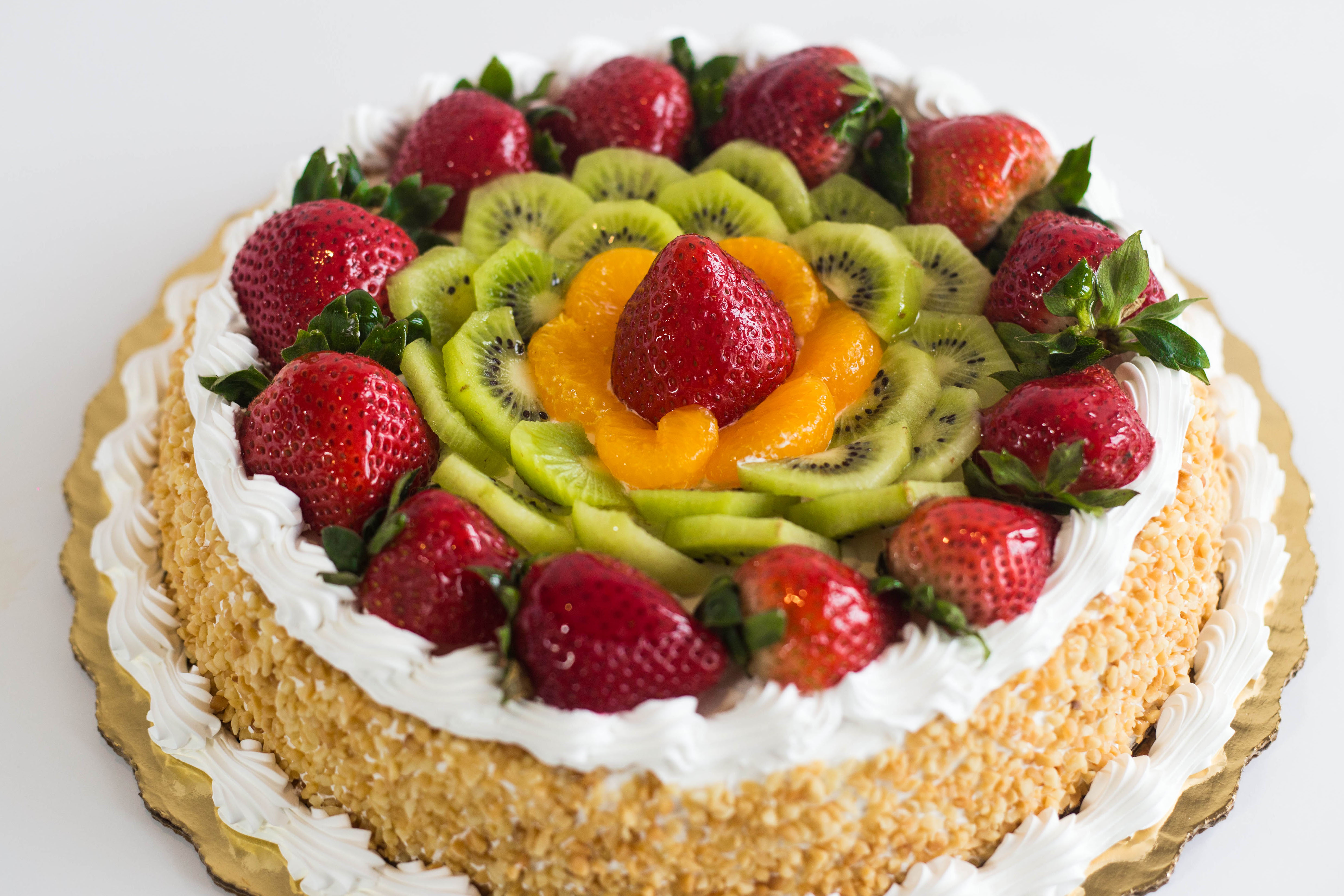 Tarta de Bizcocho con Frutas Mixtas 10 pers